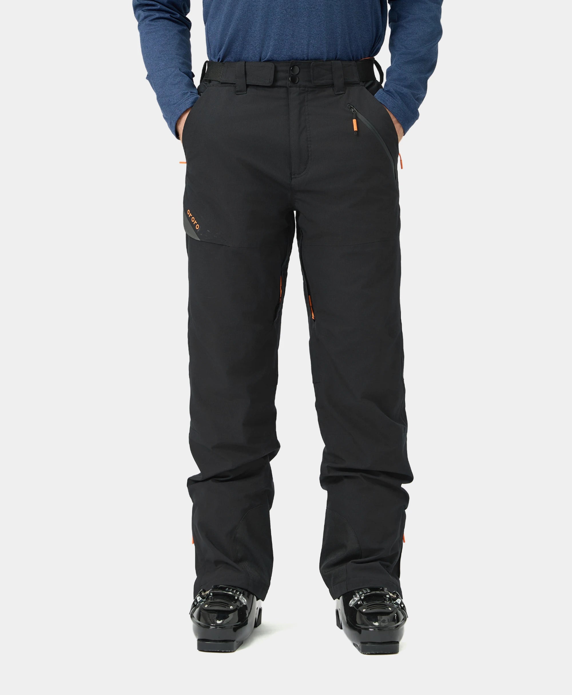 Monte Rosa Men's Heated Snow Pants Chic Checkered Pants
