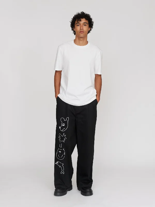 Beary Good Pants Classic Pleated Pants