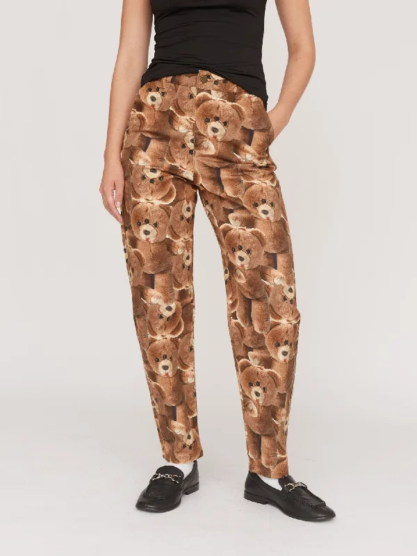 Three Eyed Teddy Tokyo Pants Casual Wide Pants