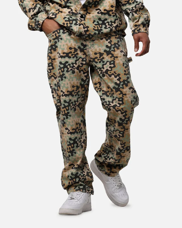 Students Golf Gautney Camo Pants Tan Casual Wide Pants