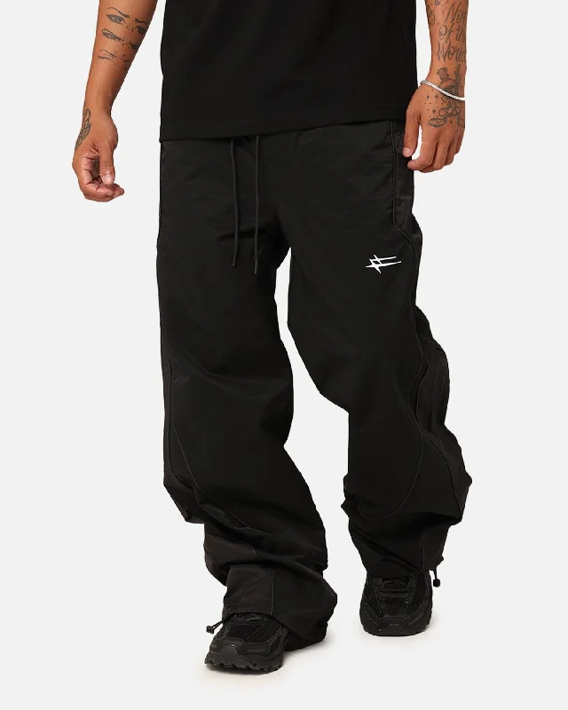 Loiter Alter Track Pants Black Chic Checkered Pants