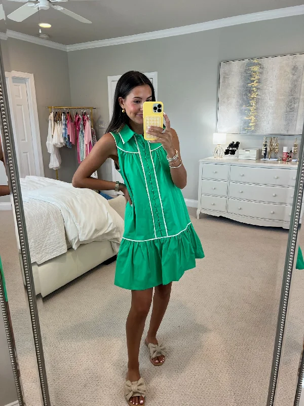 Voyage Dress - Kelly Green