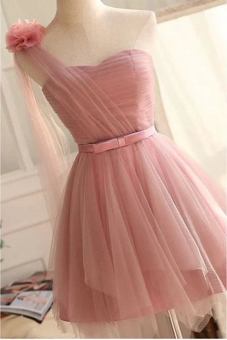 Cute Pink Sweetheart Tulle Homecoming Dresses,Sleeveless A-line Short Homecoming Dresses cg20029 Cute Pink Sweetheart Tulle Homecoming Dresses,Sleeveless A-line Short Homecoming Dresses cg20029