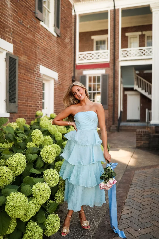 Coralee Dress - Pale Blue