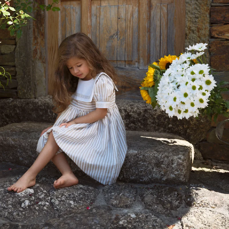 New In Deolinda Girls Espresso Dress