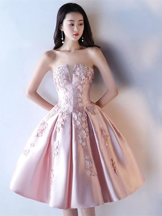 A Line Sweetheart Applique Short Homecoming Dress ,Gorgeous Evening Homecoming Dress,Girl Dress cg21335 A Line Sweetheart Applique Short Homecoming Dress ,Gorgeous Evening Homecoming Dress,Girl Dress cg21335