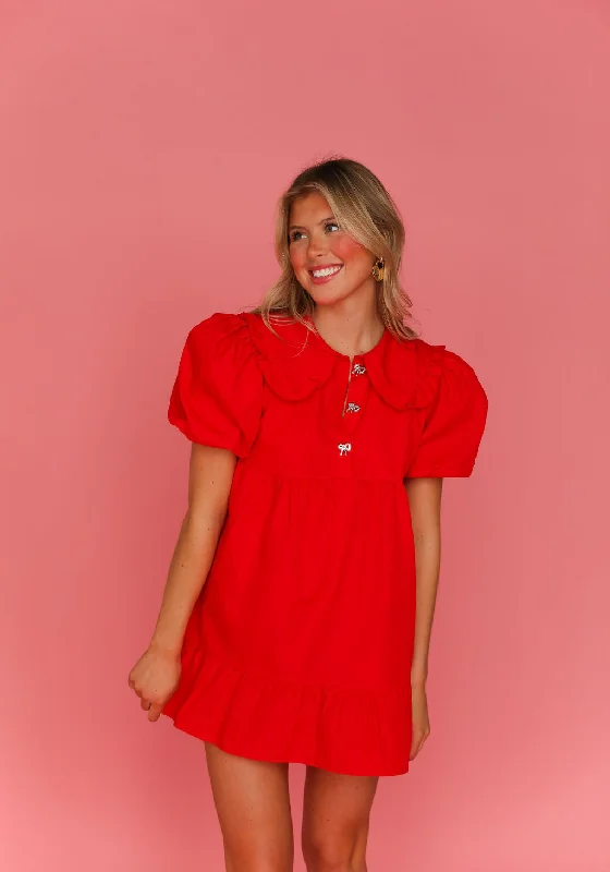 Huntley Dress - Red