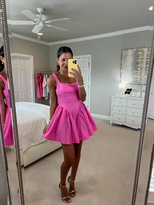 Colette Dress - Fuchia