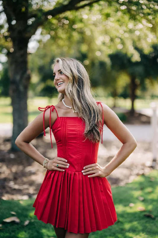 Naomi Dress - Red