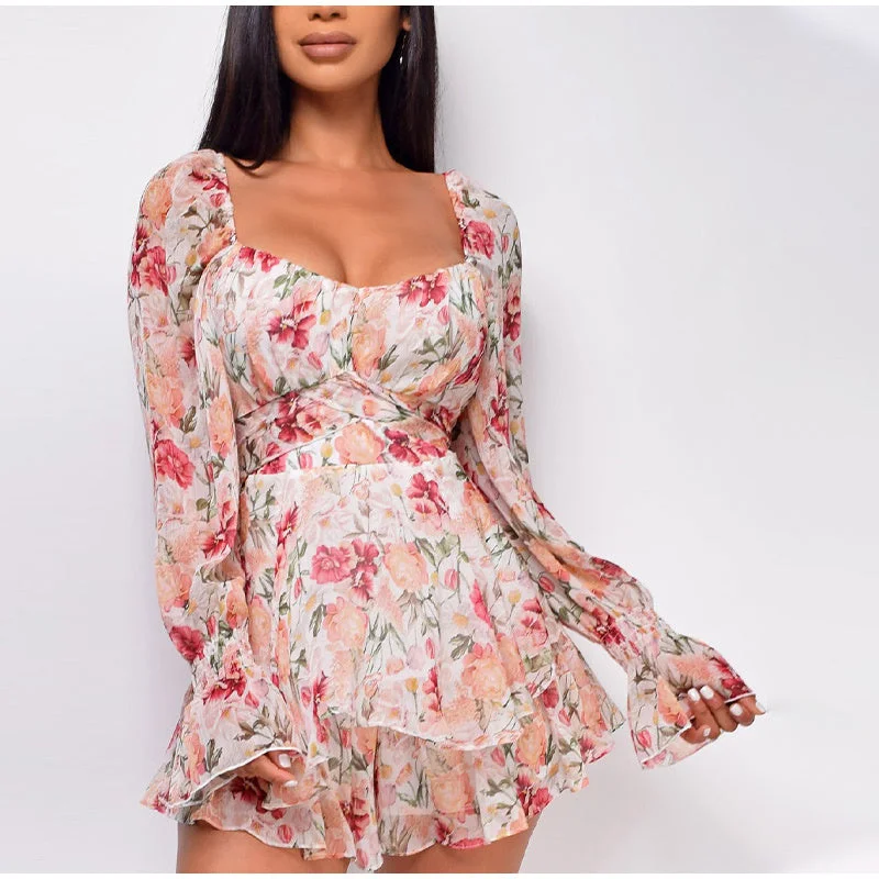 Julia Fashion - Boho Summer Women Floral Dress