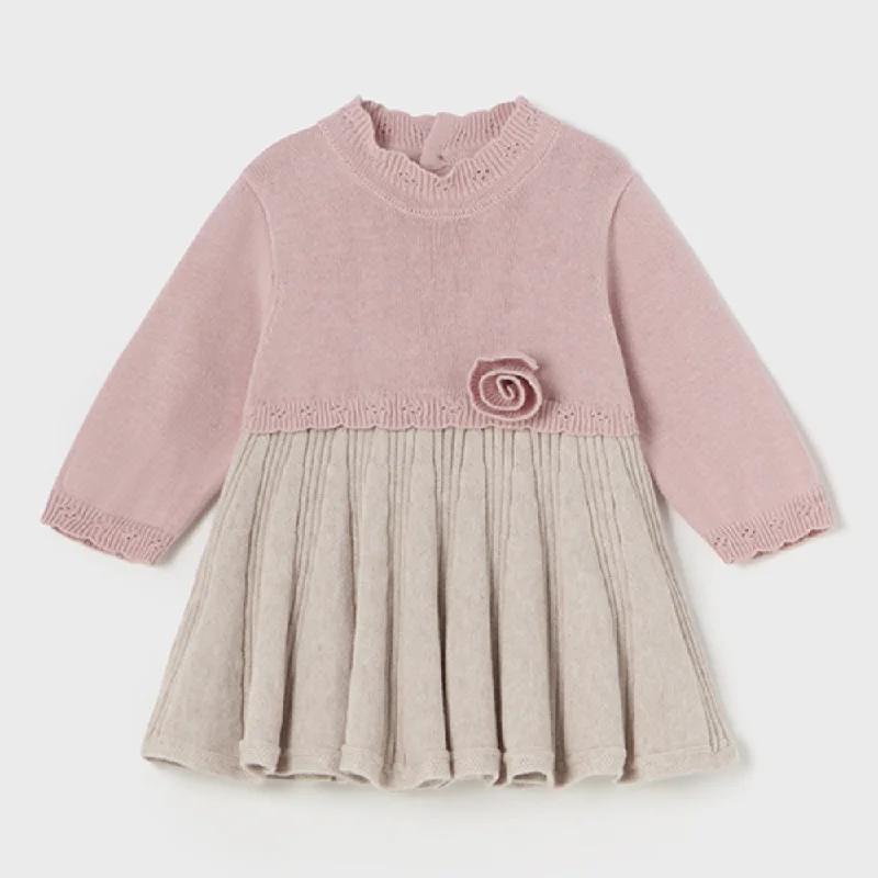 New In Mayoral Girls Knit Dress
