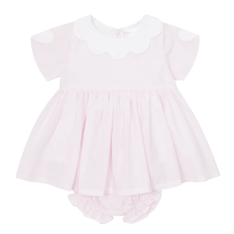 New In Deolinda Girls Lina Baby Pink Dress - PRE ORDER
