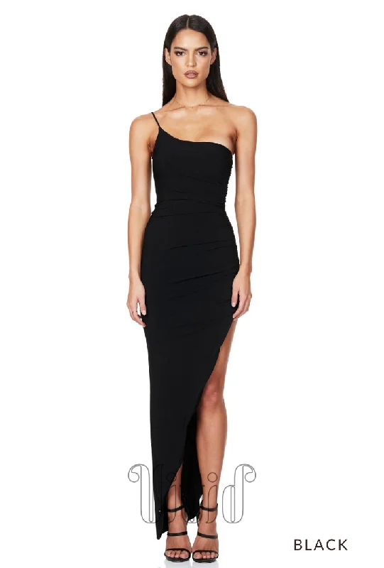 Aria One Shoulder Maxi Dress Comfortable Casual Maxi Dress
