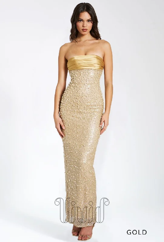 Pearla Maxi Dress Elegant Maxi Dress with Ruffles
