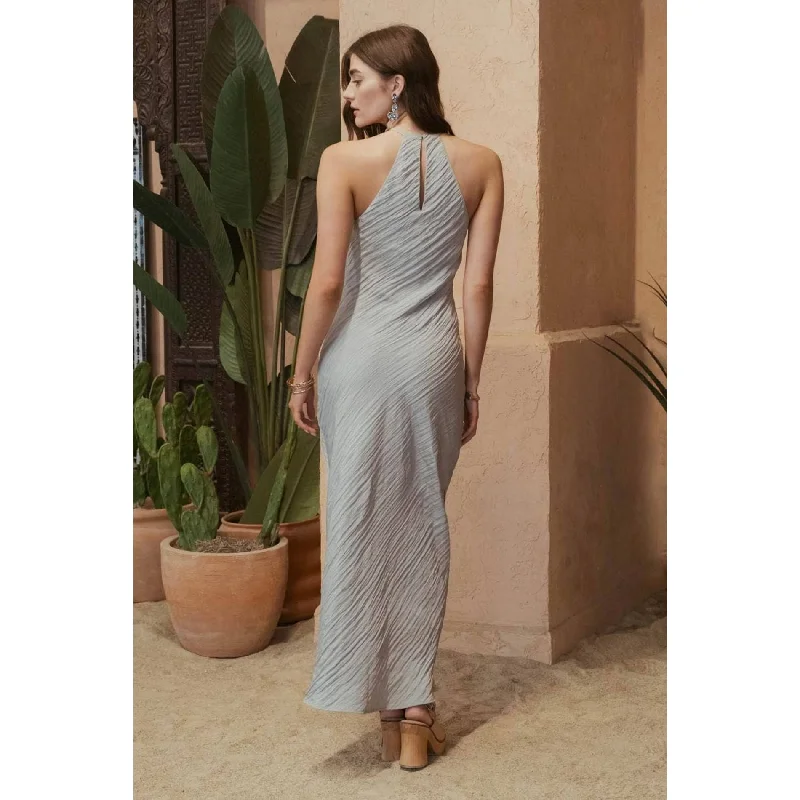 Shrug It Off Maxi Dress Elegant Maxi Dress with Drapes
