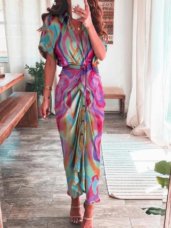 Moonlit Summer Tie Front Maxi Dress | Ruched Maxi Dress | Front Tie Shirt Dress Comfortable Cotton Maxi Dress Moonlit Summer Tie Front Maxi Dress | Ruched Maxi Dress | Front Tie Shirt Dress Comfortable Cotton Maxi Dress