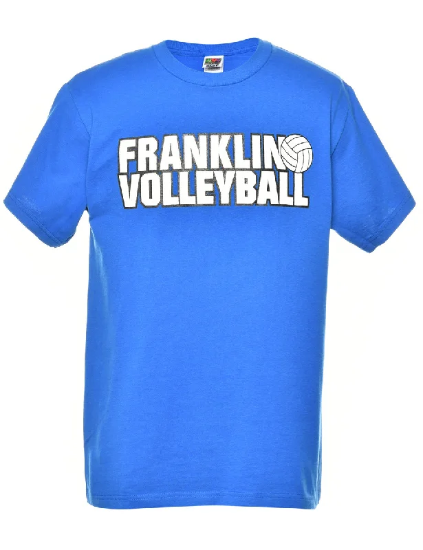 Franklin Printed T-shirt - M Chenille Brocade Lace