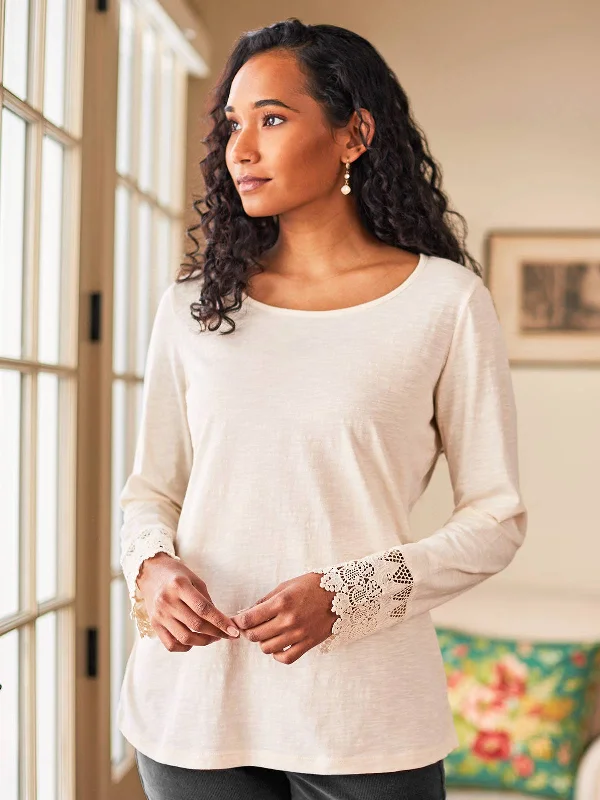 Lacey Longsleeve T-Shirt Casual Formal Business