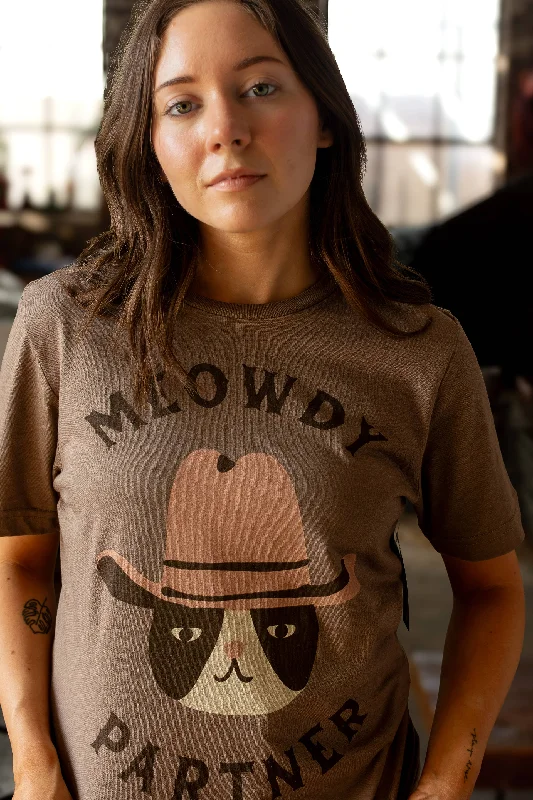 Meowdy Partner Western Tee Thin T-Shirt Open Front Quick Dry