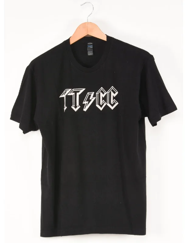 Printed T-shirt - L Nylon Fabric Polyester Fabric Spandex Fabric