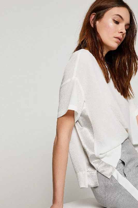 White Blouse Slim Fit Blouse