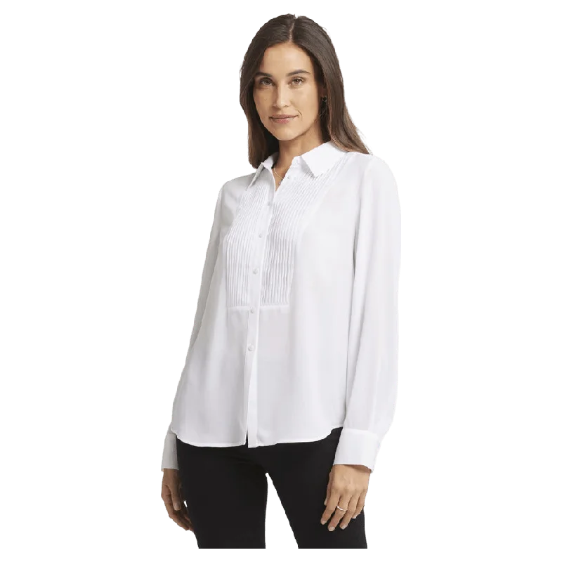 NYDJ Tuxedo Blouse Stylish Wrap Blouse