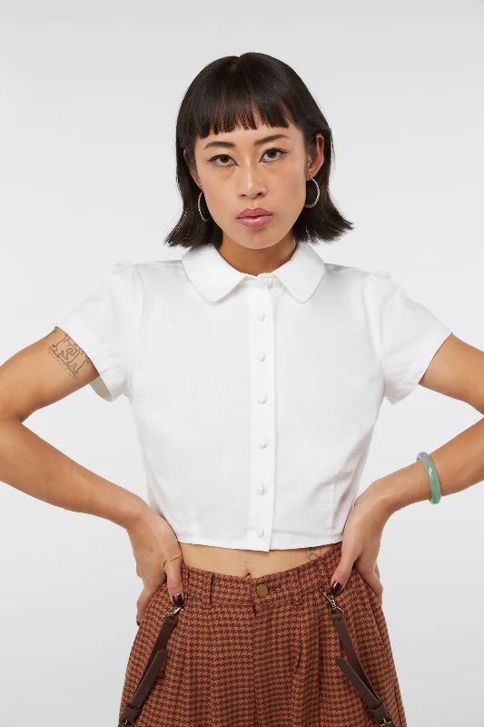 Tweedledee Blouse Embroidered Floral Blouse