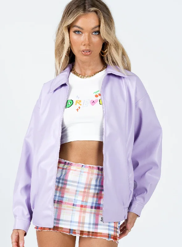 Nixie Jacket Purple Cardigan Sweater Pullover