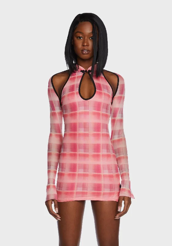 Rose Never Before Seen Mini Dress Trendy A-Line Mini Dress