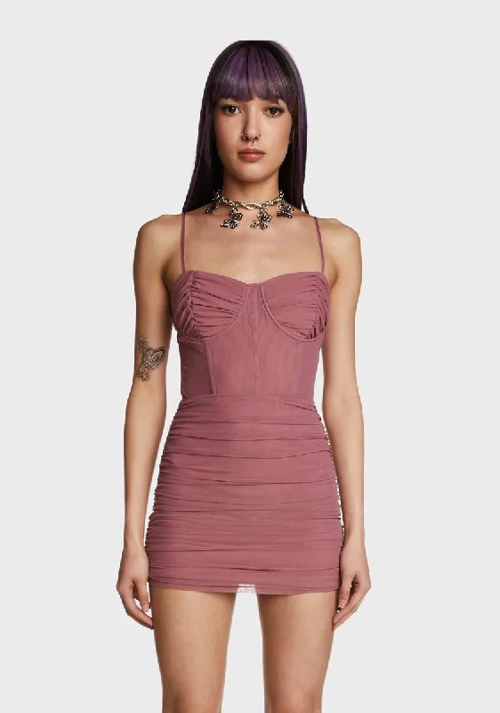 Something Different Mini Dress Fashionable Denim Mini Dress