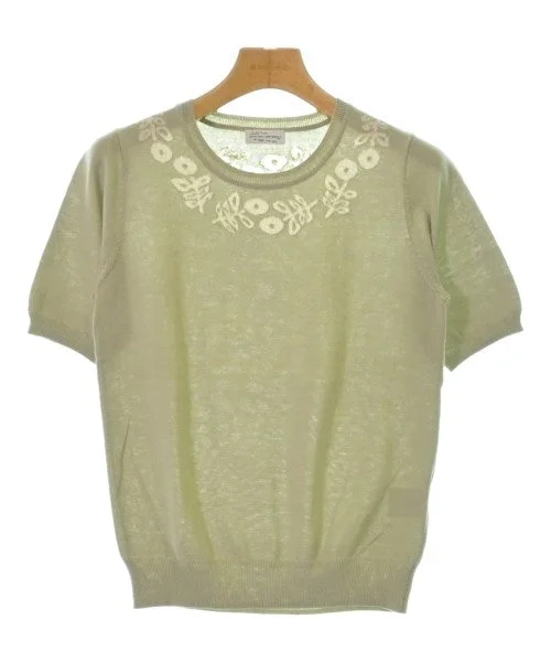 Sally Scott Sweaters Solid Print Embellished
