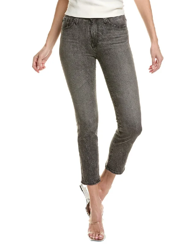 AG Jeans Isabelle High-Rise Straight Crop Jean Comfortable Mid-Rise Jeans