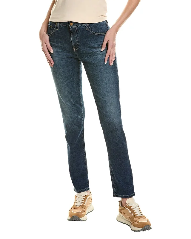 AG Jeans Prima Cigarette Leg Fashionable Raw Edge Jeans
