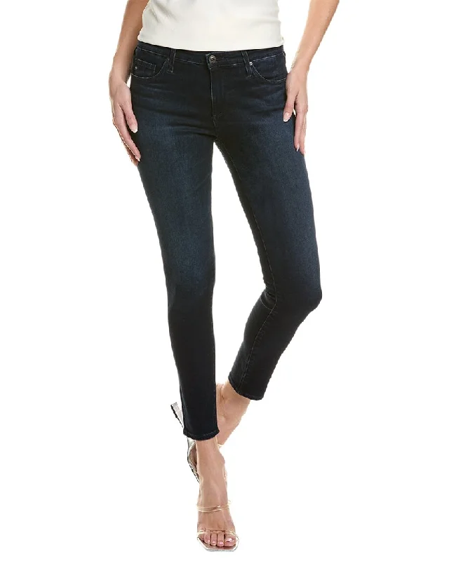 AG Jeans Renn High-Rise Barrel Leg Comfortable Drawstring Waist Jeans