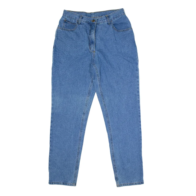 EXPLORER Embroidered Logo Jeans Blue 90s Denim Regular Tapered Womens W28 L30 Fashionable White Denim Jeans EXPLORER Embroidered Logo Jeans Blue 90s Denim Regular Tapered Womens W28 L30 Fashionable White Denim Jeans