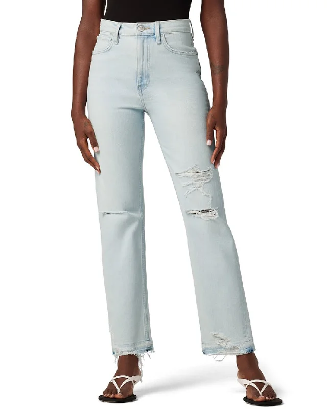 HUDSON Jeans Jade High-Rise Straight Loose Fit Aries Jean Trendy Acid Wash Skinny Jeans HUDSON Jeans Jade High-Rise Straight Loose Fit Aries Jean Trendy Acid Wash Skinny Jeans
