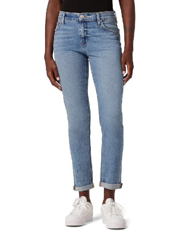 HUDSON Jeans Lana Slim Boyfriend Ankle Tropical Jean Chic Cropped Jeans