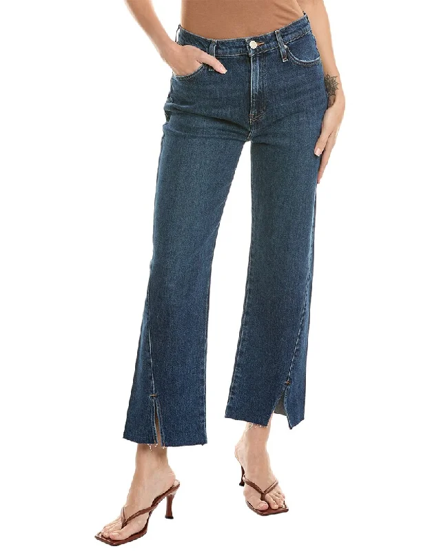 HUDSON Jeans Remi Indigo Breeze High-Rise Straight Jean Elegant Wide-Leg Jeans