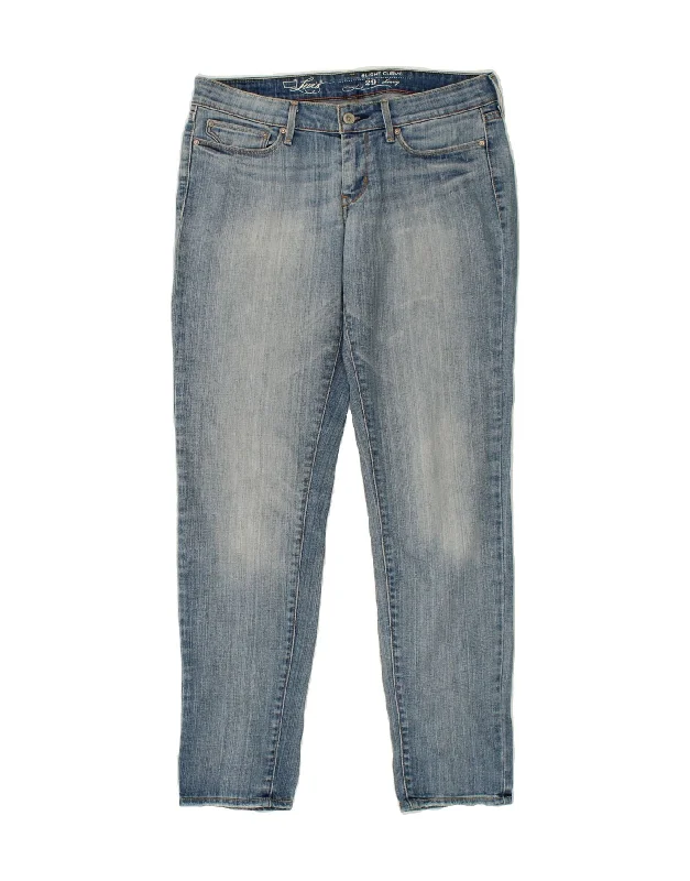 LEVI'S Womens Slight Curve Skinny Jeans W29 L30 Blue Cotton Stylish Plus Size Denim Jeans LEVI'S Womens Slight Curve Skinny Jeans W29 L30 Blue Cotton Stylish Plus Size Denim Jeans