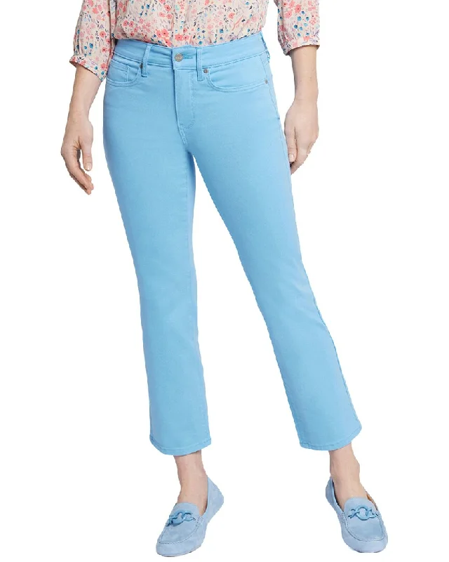 NYDJ Marilyn Bluebell Straight Leg Jean Comfortable Boyfriend Jeans