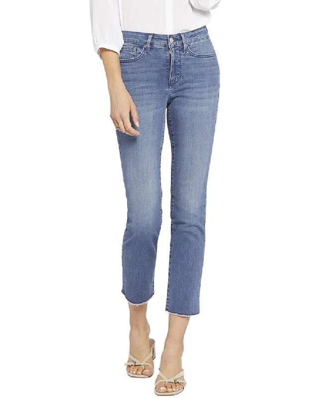 NYDJ Sheri Sweetbay Ankle Jean Casual Bootcut Ripped Jeans