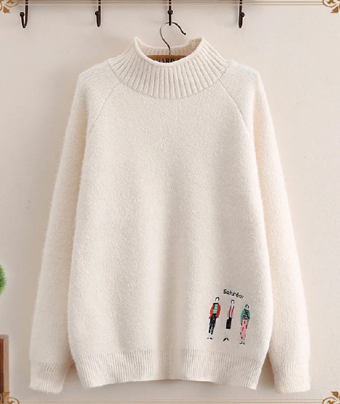 Sweater Saturday thick sweater  074 Rayon Fabric Velvet Fabric Corduroy Fabric