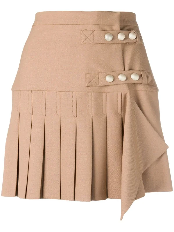pleated fitted mini skirt velvet skirt rich