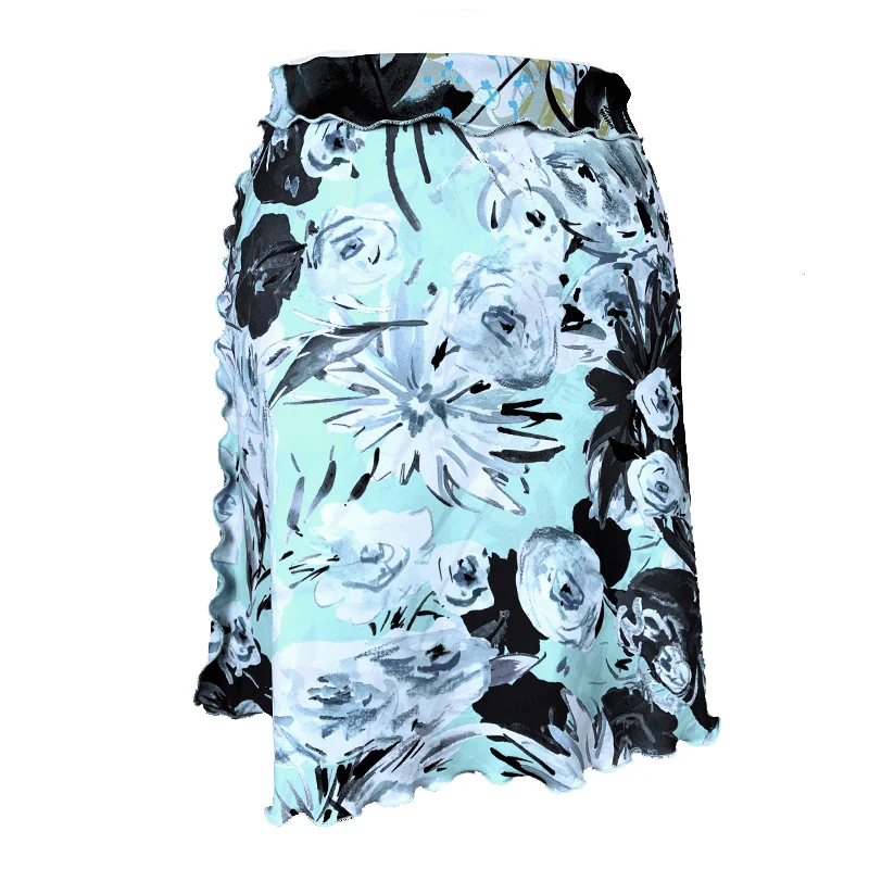 Anabella Switchstacks Reversible Bias Skirt chiffon skirt flowing