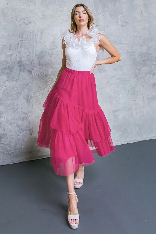 IT'S ALL SPECIAL TULLE SKIRT lace skirt romantic