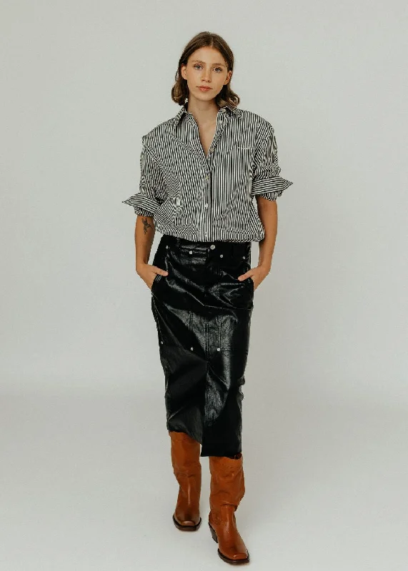 Isabel Marant Étoile Angele Skirt leather skirt durable