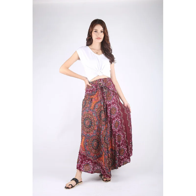 Mandala Women's Bohemian Skirt in Red SK0033 020114 06 wool skirt sturdy