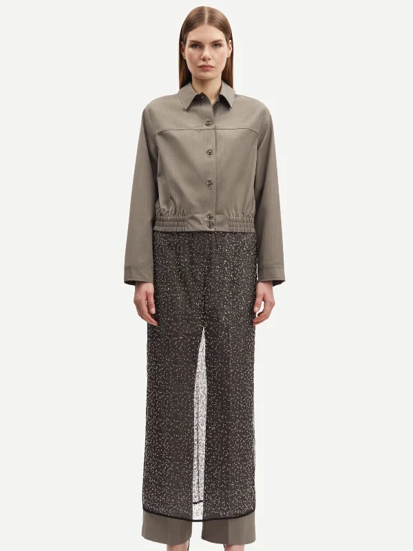 Saagneta Long Skirt chiffon skirt delicate