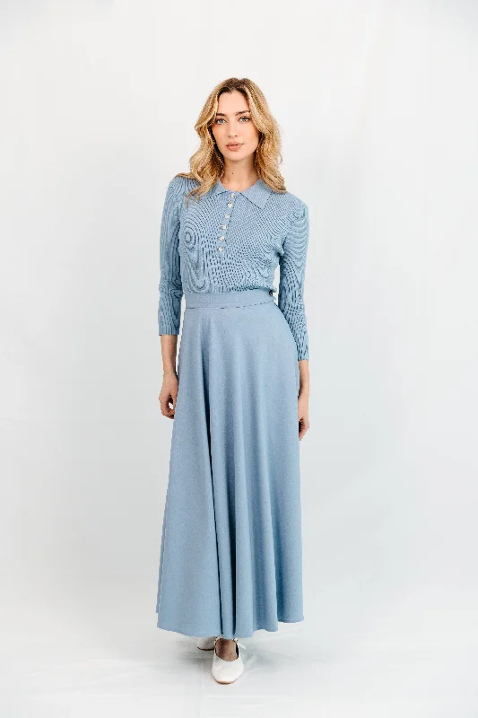 Swirl Skirt silk skirt smooth