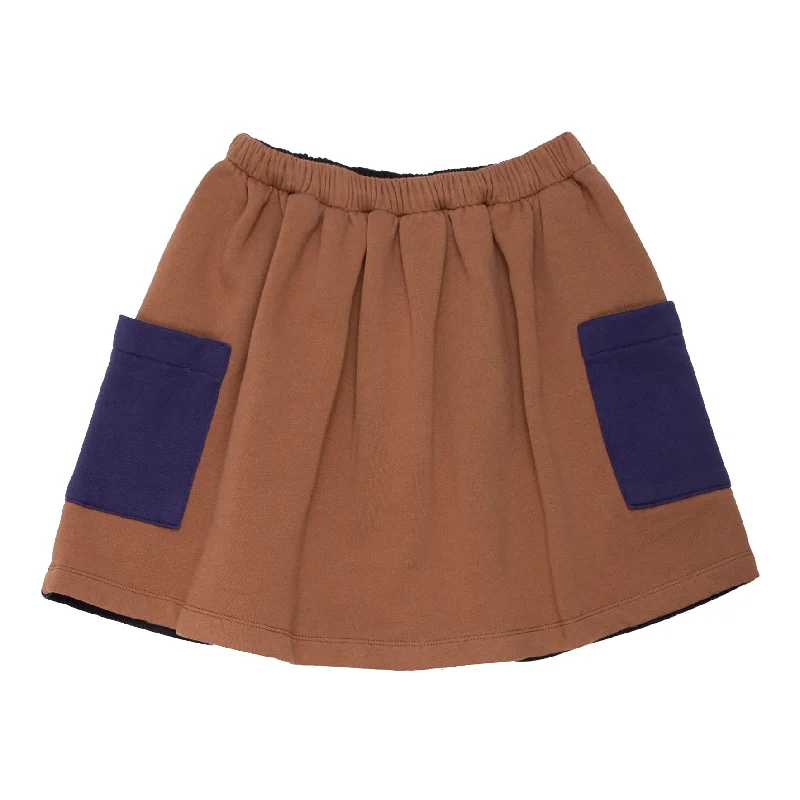 WYNKEN BRUN/BLACK/NAVY POCKET SKIRT corduroy skirt cozy